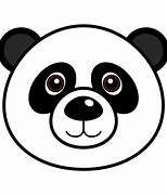 Image result for How to Draw a Panda Face