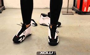 Image result for Air Jordan Retro 14 On Feet