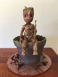 Image result for Groot Flower Pot Cake