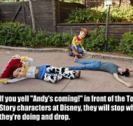 Image result for Andy's Coming Meme