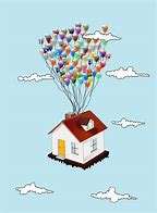 Image result for Flying House Cartoon