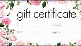 Image result for Fake Gift Certificate