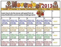 Image result for 30-Day November Challenge