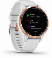 Image result for Garmin VivoActive 4S White and Rose Gold