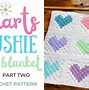 Image result for Crochet Heart Baby Blanket