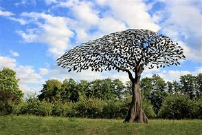 Image result for Metal Tree Sculpture Garden