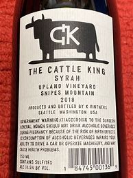 Image result for K Vintners Syrah Cattle King Upland