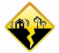 Image result for Earthquake Sign Sticker