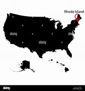 Image result for Map Showing Rhode Island