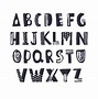Image result for ABC Alphabet Black and White