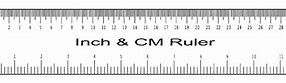 Image result for Cm Inch Ruler