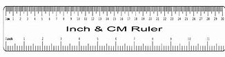 Image result for 4 Inch Ruler Actual Size