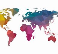 Image result for Colourful World Map