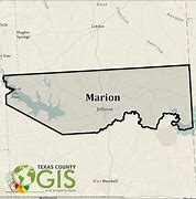 Image result for Marion County Texas Map