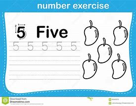 Image result for Number Exercises Cartoon
