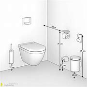 Image result for Standard Toilet Dimensions Inches