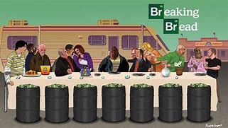 Image result for Aubery Plaza Breacking Bread Last Supper
