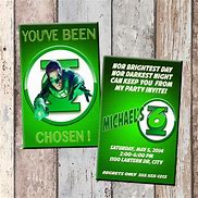 Image result for Green Lantern Birthday Card