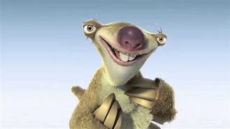 Image result for Sid the Sloth Happy