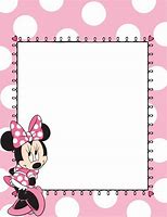 Image result for Minnie Mouse Border Clip Art