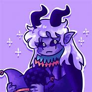 Image result for Jevil Hair