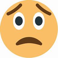 Image result for Worried Face Emoji