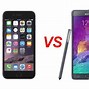 Image result for iPhone 6 Plus vs Note 4 Size