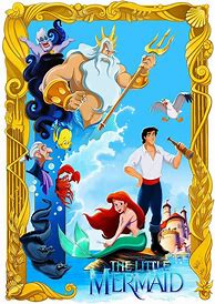 Image result for Little Mermaid Poster Art Print