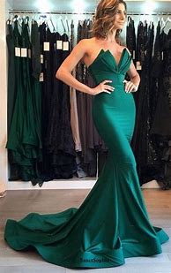 Image result for Green Mermaid Dress