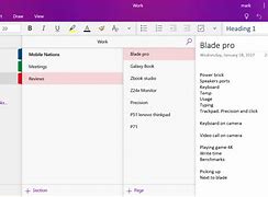 Image result for Examples of OneNote Organization