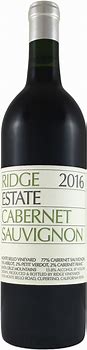 Image result for Ridge Santa Cruz Mountains Cabernet