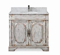 Image result for Distressed White Bathroom Vanity