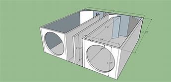 Image result for Car Subwoofer Box Design Plans