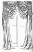 Image result for Curtain Sketch