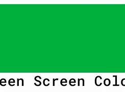 Image result for Green Screen Background Color