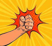 Image result for Muscle Arm Punch Cartoon