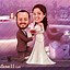 Image result for Wedding Couple Caricature