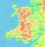 Image result for Mountains in Wales Map