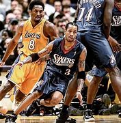 Image result for Allen Iverson Dunks On Kobe