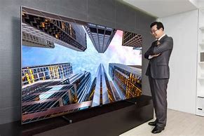 Image result for biggest tv size 2020