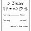 Image result for 5 Senses Sorting Game