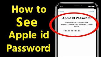 Image result for Apple ID Pasword Example