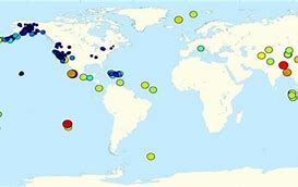 Image result for Earthquake Map Worldwide