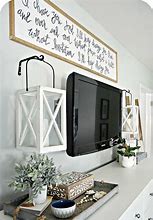 Image result for Moulding around a Large Screen TV