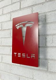 Image result for Tesla Metal Sign