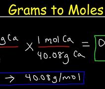 Image result for Mol to Gram Conversion