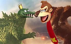 Image result for Godzilla vs Donkey Kong