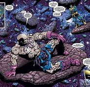 Image result for Galactus vs Thanos Infinity Gauntlet