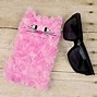 Image result for Pink Fluffy Catphone Case