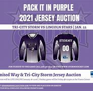 Image result for Tri-City Storm Jersey